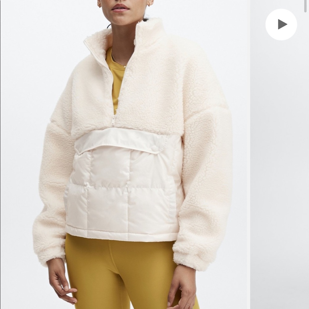 Nelly Mixed Media Half Zip